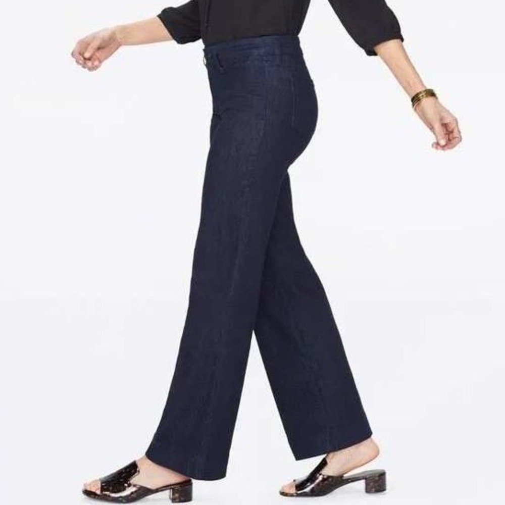 NYDJ Teresa Trouser Jeans Rinse Wash Lift Tuck Technology Women's Size 24W Chic‎